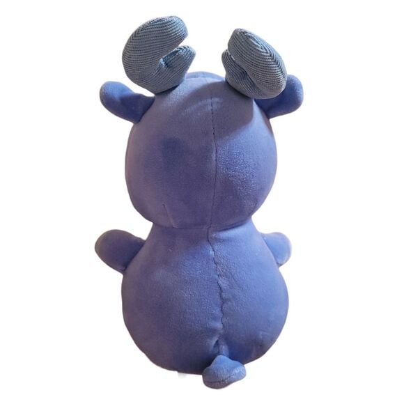 Animal Adventure Blue Moose Reindeer Squishy Soft Plush 8" Stuffed Toy Lovey - Picture 6 of 8